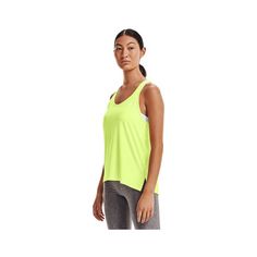 Stay active and comfortable in the Under Armour UA Knockout Tank Top for Ladies. 4-way stretch maximizes movement, so you can complete any sport or training with total confidence. Breathable 90% polyester/10% elastane material wicks away sweat and dries fast, allowing you to stay comfortable when the activity level heats up. Anti-odor technology keeps you feeling fresh, even after a workout. Also features T-back straps and a dropped, shaped hem. The Under Armour UA Knockout Tank Top for women is Moisture-wicking Solid Activewear For Training, Moisture-wicking 4-way Stretch Sports Activewear, Moisture-wicking Solid Activewear For Running, Versatile Activewear For Sports With Light Support, 4-way Stretch Sportswear Activewear For Light Sports, Solid-color Athleisure Activewear For Sports, Solid Sweat-resistant Activewear For Running, Solid Activewear With Light Support For Running, Technical Activewear With 4-way Stretch For Sports