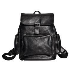 For those who demand both style and function, our Mateo backpack is the answer. The striking buckle front and practical zippered pockets make it the perfect accessory for any occasion. Details 100% Full-grain leather handcrafted by artisans in South America and India. Every hide is unique so you will notice natural variations in the grain texture and shading which are hallmarks of high-quality. Exterior features front flap with false buckle and 3 convenient exterior zip pockets. Interior main co Leather Backpack With Buckle Closure For Everyday Use, Leather Backpack With Buckle Closure, Everyday Backpack With Buckle Closure, Leather Travel Bag With Buckle Closure, Leather Travel Backpack With Buckle Closure, Leather School Bag With Buckle Closure, Leather School Bags With Buckle Closure, Classic Travel Bags With Buckle Closure, School Leather Bags With Buckle Closure