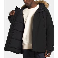 Mens The North Face Outer Boroughs Waterproof Hooded Down Winter Parka Black Size: XXLBrand New With TagMSRP: $500.00Stand tall in the coldest winter conditions with the insulated Men’s New Outerboroughs Jacket. Featuring waterproof, breathable DryVent 2L and a 100%-windproof fabric, this jacket thrives in city conditions that might overpower lesser jackets.FeaturesRelaxed fitWaterproof, breathable, seam-sealed DryVent™ 2L shell with DWR finish helps keep you dry100% windproof fabric550 fill goo Winter Parka, Cold Winter, North Face, Parka, The North Face, Fabric, Black