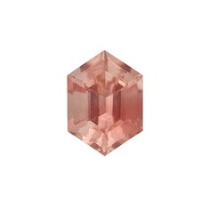 a pink diamond on a white background