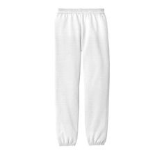 Cozy sweats in our core weight. Size: XS.  Color: White.  Gender: male.  Age Group: kids. Cute Sweats, White Sweatpants, Boy Sweatpants, Yoga Pants Girls, Lazy Day Outfits, Cute Fit, Fleece Sweatpants, Grey Joggers, Under Armour Pants