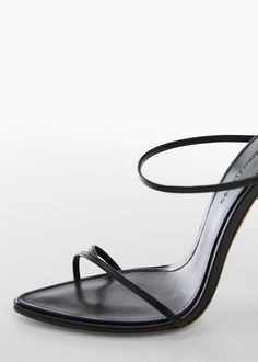 Stiletto Heel, Sling Backs, Leather Sandals, Stiletto Heels, Mango, Sandals, Heels, Leather, Design