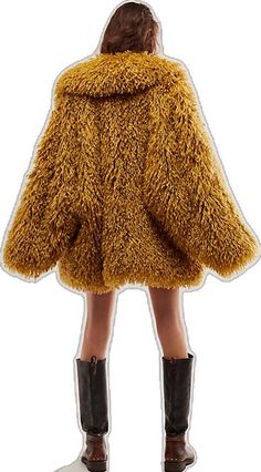 Oversized Faux Fur Coat For Fall, Oversized Cozy Fur Coat For Fall, Oversized Fur Coat With Faux Fur Lining For Fall, Oversized Faux Fur Lined Coat For Fall, Oversized Fur Coat With Faux Fur Lining, Cozy Oversized Fur Coat For Winter, Chic Oversized Faux Fur Coat, Oversized Cozy Fur Coat For Winter, Oversized Faux Fur Outerwear For Fall