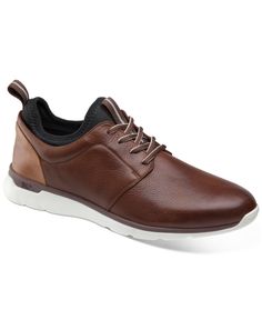 Sneaker style gets a mature take with the tumbled nubuck uppers and bold contrast sole of the lightweight, made-for walking Prentiss sneakers by Johnston & Murphy. Sneaker Style, Johnston Murphy, Brown Sneakers, Sneakers Online, Toe Shoes, Sneakers Fashion, Top Sneakers, Dress Shoes Men, Oxford Shoes