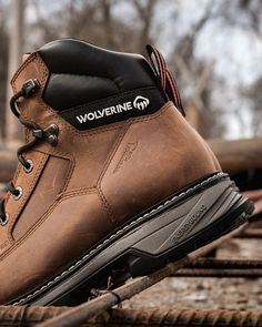 When the job demands toughness, the ReForce delivers. // A classic, Goodyear-welted style that's waterproof and offers CarbonMax® protection. Work Boot, Goodyear Welt, Work Boots, Energy, Technology, Boots, How To Wear