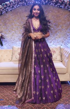 Vvani By Vani Vats | Purple Chand Jaal Skirt Set | INDIASPOPUP.COM Vani Vats, Mirror Border, Indian Bridesmaid Dresses, Crop Top Lehenga, Lehenga Saree Design, Simple Lehenga, Raw Silk Lehenga, Trendy Outfits Indian, Indian Outfits Lehenga