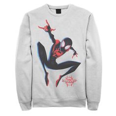 the spider man sweatshirt in grey