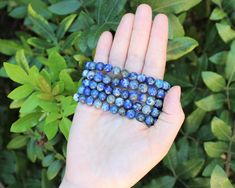 With its deep blue lapis lazuli beads, Lapis Bead Bracelet becomes a wearable embodiment of celestial wisdom. Imagine adorning your wrist with it, the regal stones echoing the vastness of the cosmos, like a portal to the universe's secrets. Details: Handmade item Materials: Gemstone Gemstone: Lapis lazuli Bracelet length: 7.5 Inches Blue Lapis Lazuli Gemstone Beaded Bracelet, Sapphire Lapis Lazuli Bracelets With Round Beads, Adjustable Sodalite Beaded Bracelets With 8mm Beads, Blue Polished Beads Spiritual Stretch Bracelet, Adjustable Lapis Lazuli Beaded Bracelets With Gemstone, Adjustable Lapis Lazuli Stretch Bracelet With Round Beads, Lapis Lazuli Round Beads Jewelry For Healing, Spiritual Sapphire Beaded Bracelets Hand-strung, Spiritual Blue Stretch Bracelet With Polished Beads