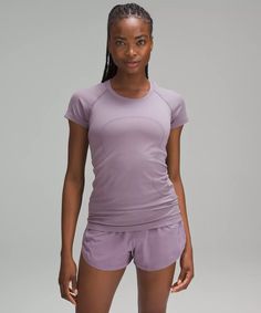 Swiftly Tech Short-Sleeve Shirt 2.0 | Women's Short Sleeve Shirts & Tee's | lululemon Muffin Aesthetic, Lulu Wishlist, Workout T Shirts, Lululemon Outfit, Anna Claire, Lululemon Shirts, Lululemon Swiftly Tech Short Sleeve, Birthday Clothes, Preppy Fits