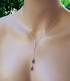 Sale Pink Amethyst Necklace Lariat. February jewelry. Choose Silver Gemstone Lariat Jewelry, Silver Lariat Gemstone Jewelry, Silver Lariat Jewelry With Gemstone, Adjustable Silver Lariat Necklace With Gemstone, Sterling Silver Lariat Necklace With Gemstone, Handmade Long Drop Lariat Necklace As Gift, Purple Briolette Wire Wrapped Jewelry, Gemstone Dangle Lariat Necklace As Gift, Wire Wrapped Dangle Lariat Necklace As A Gift