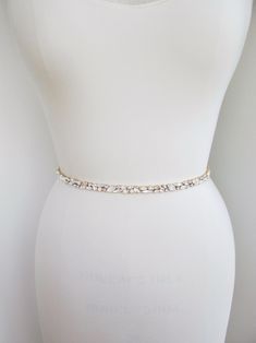 Skinny Opal Bridal Belt Premium European Crystal Sash Beaded - Etsy Elegant Gold Fitted Bridal Belt, Elegant Fitted Gold Bridal Belt, Elegant Gold Waist Chain For Wedding, Elegant Gold Belts With Rhinestones, Wedding Belt, Wedding Sash Belt, Waist Sash, Wedding Belts, Bridal Belt