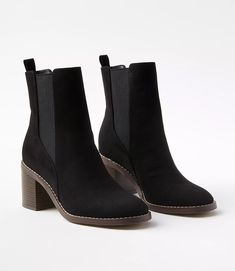 Block Heel Chelsea Boots Heel Chelsea Boots, Heeled Chelsea Boots, City Chic, Cropped Jeans, Effortless Style, Fabric Care, Chelsea Boots, Block Heels, Chelsea