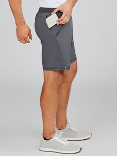 The Velocity 8in Unlined Shorts are designed for comfort and functionality. They are lightweight, providing ease of movement, and are water-resistant, making them suitable for various activities. Additionally, these shorts feature pockets for convenient storage of small items while on the go. Style #TM760. Practical Nylon Sports Bottoms, Nylon Workout Bottoms With Side Pockets, Sports Nylon Bottoms With Functional Pockets, 4-way Stretch Activewear With Pockets, 4-way Stretch Activewear With Pockets And Short Leg, Sports Bottoms With Functional Pockets In Nylon, Outdoor Shorts With 5-inch Inseam And Built-in Shorts, Sporty Nylon Bottoms With Functional Pockets, Gray Nylon Activewear With Built-in Shorts