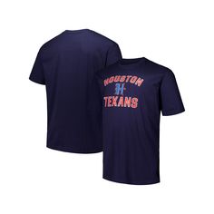 Cheer on the Houston Texans with this sleek T-shirt from Fanatics. It features a bold team wordmark across the chest. The breathable cotton fabric makes this tee a top choice for any Houston Texans fan look.Cheer on the Houston Texans with this sleek T-shirt from Fanatics. It features a bold team wordmark across the chest. The breathable cotton fabric makes this tee a top choice for any Houston Texans fan look.PRODUCT FEATURESShort sleeveScreen print graphicsOfficially licensedCrew neckBrand: Fa Fan Apparel T-shirt With Letter Print, Game Day Jersey T-shirt With Letter Print, Jersey T-shirt With Letter Print For Game Day, Collegiate Jersey T-shirt With Team Logo, Varsity Logo Print T-shirt For Game Day, Varsity Style Game Day T-shirt With Logo, Varsity Team Logo Jersey T-shirt, Varsity Jersey T-shirt For Game Day, Team-colored Cotton T-shirt For Game Day