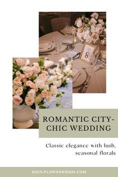 This timeless wedding at The Newbury Hotel features soft, romantic florals in a grand ballroom setting. Garden roses, hydrangeas, and ranunculus in soft tones were chosen for a lush, elegant look. The centerpieces add depth with varied designs, perfectly complementing the stately space and creating a romantic, city-chic atmosphere for an unforgettable celebration. Floral Arches, Romantic Florals, Grand Ballroom, Romantic City, Ballroom Wedding, Floral Arch, Garden Roses, Timeless Wedding, Ranunculus