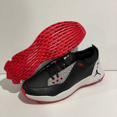 Men Size 8 Brand New No Box Men Size 8.5 Brand New No Box Men Size 9 Brand New No Box Jordan Adg 2 Mens Golf Shoes Black University Red Ct7812-001 Mens Golf Shoes, Jordan 4 Red, Jordan Retro 6, Jordan Retro 12, Nike Air Jordan 5, Jordan Retro 4, Black Cement, Silver Sneakers, Shoes Jordan