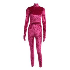 Length: Full LengthItem Type: JumpsuitsPant Length(cm): Full Length Velvet Jumpsuits And Rompers For Party, Chic Velvet Jumpsuits And Rompers, Winter Party Jumpsuits And Rompers With High Stretch, High Stretch Jumpsuits And Rompers For Winter Parties, Pink Fitted Jumpsuits And Rompers For Club, Fitted Pink Jumpsuits And Rompers For Club, Pink Fitted Jumpsuit For Clubbing, Fitted Velvet Jumpsuits And Rompers For Party, Fitted Pink Jumpsuit For Club