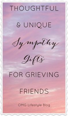 Thoughtful and unique Sympathy Gifts for Grieving Friends - Great alternatives to funeral flowers. Sympathy Gift Ideas, Unique Sympathy Gifts, Memorial Services, Sympathy Messages, Instead Of Flowers, Card Sayings, Card Sentiments