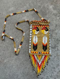 This beautiful handcrafted glass seed bead bag is approximately 10" x 4" and was handcrafted by an Indigenous craftsperson in the highlands of Guatemala. Tucson Az, Beaded Bags, Seed Bead, Tucson, Guatemala, Purses And Handbags, Seed Beads, Shoulder Bags, Shoulder Bag