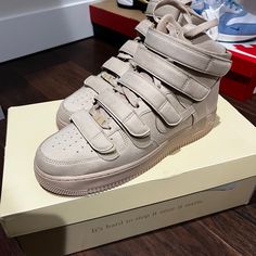 Brand New Billie Eilish Air Force 1 High 07 “Mushroom” Mens Size 11. Beige Suede High-top Sneakers For Streetwear, Beige High-top Custom Sneakers For Streetwear, Nike Beige High-top Sneakers, Beige Nike High-top Sneakers, Air Force 1 High, Nike Shoes Air Force, Air Force 1, Force, Billie Eilish