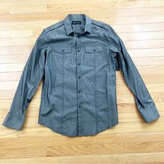 Inc Shirt Nwt. Size Small. Questions? Leave A Comment Below :) Gray Long Sleeve Shirt With Button Closure, Gray Fall Shirt With Button Closure, Gray Shirt With Button Closure For Fall, Gray Button-up Casual Shirt, Gray Casual Button-up Shirt, Casual Gray Button-up Shirt, Gray Button-up Top With Button Cuffs, Fitted Button-up Top With Buttoned Pockets, Gray Workwear Shirt With Buttons