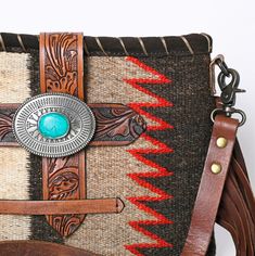 Western Purse, Saddle Blanket Purse, Shoulder Purse, Leather Crossbody Purse, Western Tote Bag, Leather Fringe - Etsy Bohemian Brown Bags With Concho, Southwestern Brown Rectangular Shoulder Bag, Brown Southwestern Rectangular Shoulder Bag, Southwestern Style Brown Rectangular Shoulder Bag, Bohemian Leather Bag With Concho, Rustic Brown Hand Tooled Shoulder Bag, Rustic Hand Tooled Brown Bag, Rustic Brown Hand Tooled Bag, Saddle Blanket Purse