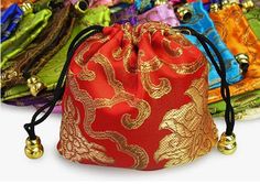 Really pretty silk brocade drawstring pouch for you to keep that precious rosary or piece of jewellery in The pouch is lined and measures 110mm x 110mm Vibrant colours  PLEASE MAKE SURE YOUR SHIPPING ADDRESS IS CORRECT  If you are purchasing the listing as a gift I can send direct to the recipient for you if you enter the address in "the note to seller" box before checkout Only one address per transaction  I ship to the shipping address listed on your Etsy account. I am not responsible for order Gold Embroidered Pouch For Gift, Traditional Multicolor Pouch For Gifts, Multicolor Embroidered Pouch For Gifts, Embroidered Multicolor Pouch Gift, Embroidered Multicolor Pouch As Gift, Red Potli Bag For Festivals And Gifts, Traditional Gold Gift Bag Pouch, Festival Gift Pouch, Gold Potli Bag For Gift