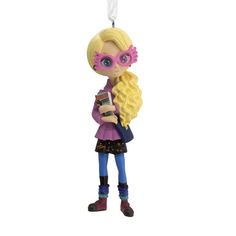 Ward off wrackspurts all season long with this fun Luna Lovegood Christmas tree ornament. Fans will love this anime-inspired stylized design of Harry Potter's friend wearing her spectrespecs glasses and holding a copy of The Quibbler. Hallmark Ornaments are a great way to commemorate hobbies, life events and individual interests in entertainment, sports and more. Each festive and collectible ornament is perfect for sharing with family and friends. Color: Multicolor. The Quibbler, Harry Potter Ornament, Harry Potter Luna, Harry Potter Ornaments, Harry Potter Friends, Harry Potter Luna Lovegood, Luna Lovegood, Hallmark Ornaments, Anime Inspired