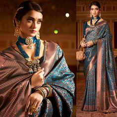 Exclusive Premium | The Silk Trend Twenties Style, Grand Blue, Red Lip Color, Potli Bags, Latest Sarees, Roaring Twenties, Gold Jewelry Indian, Festival Wedding, Favorite Scents