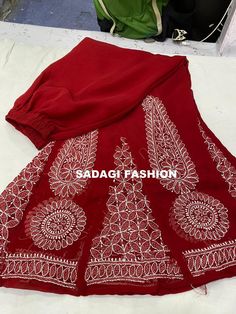 Description Material : Georgette with lining attached Brand : Handmade Size : Free size Color : Choice Work : Chikankari Wash Care : Regular Wash Georgette Sharara, Lucknowi Chikankari, Palazzo Pant, Palazzo Pants, Free Size, Casual Wear, Mini Skirts, India, Womens Dresses