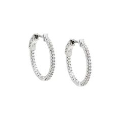 Fancy Thin CZ Hoops in Silver Elevate your jewelry collection with our Fancy Thin CZ Hoops in Silver. Crafted from brass with a 14K gold plating, these elegant hoops feature sparkling clear CZ stones, adding a touch of luxury to any outfit. At 20MM, they are the perfect size for everyday wear. Make a statement with these sophisticated and exclusive hoops. Cz Stone, Silver Hoop Earrings, Gold Plated Sterling Silver, Gold Plating, Silver Color, Sterling Silver Jewelry, Pre Order, Gold Earrings, Silver Gold