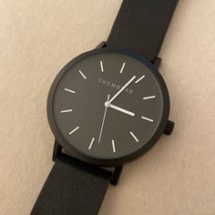 Worn A Few Times, In Great Condition Horse Black, Black Leather Watch, The Horse, All Black, Leather Watch, Black Leather, Leather, Women Shopping, Black