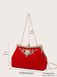 BagForLove - Elegant Rhinestone Chain Evening Bag: Ideal Bridal Purse for Weddings, Proms & Parties Product Description Color Red Details Rhinestone Strap Type Chain Style Glamorous Bag Size Small Type Bucket Bag Material Fabric Composition 100% Polyester Size Chart INCH CM Bag Height Bag Length Bag Width Strap Length 6.1 inch 9.3 inch 2.6 inch 47.2 inch Bag Height Bag Length Bag Width Strap Length 15.5 cm 23.5 cm 6.5 cm 120 cm Details Pictures Similar Products h2 { text-align: center; } /* 换行 * Elegant Crystal Bag For Prom, Elegant Crystal Bags For Prom, Glamorous Bags For Wedding And Valentine's Day, Glamorous Wedding Bags, Rhinestone Evening Bag For Wedding, Wedding Evening Bag With Rhinestones, Glamorous Wedding Bags For Valentine's Day, Rectangular Evening Bag For Valentine's Day Wedding, Elegant Evening Bag For Valentine's Day Events