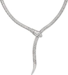 White Gold Snake Jewelry For Formal Occasions, Elegant Snake-shaped Jewelry For Formal Occasions, Elegant Engraved Snake-shaped Jewelry, Elegant Sterling Silver Snake Necklace, Elegant Sterling Silver Snake-shaped Jewelry, Formal Sterling Silver Jewelry With Snake Chain, Elegant Silver Snake Shape Chain Necklace, Elegant Silver Snake-shape Chain Necklace, Elegant Sterling Silver Snake Jewelry