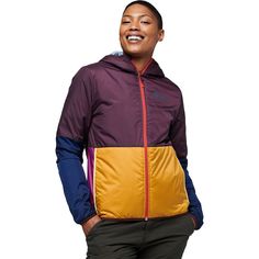 A lot of jackets go way too over the top these days. The Cotopaxi Teca Calido Hooded Jacket is not one of those. This well-made piece gives us all we want while in the outdoors with elegant simplicity. Warm and low-bulk synthetic insulation, a smooth reversible look and style, and comfy elastic-bound openings to keep out the cold--yeah, that's just right. Multicolor Outdoor Outerwear With Double-lined Hood, Multicolor Windproof Outerwear For Outdoor, Multicolor Hooded Jacket For Fall Outdoor Activities, Multicolor Hooded Jacket For Fall Outdoor, Multicolor Fall Outerwear For Hiking, Multicolor Fall Hiking Outerwear, Winter Multicolor Outerwear For Hiking, Multicolor Adjustable Hood Outerwear For Outdoor Activities, Insulated Jacket Women