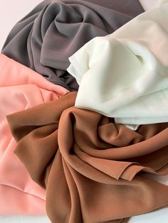 Our premium chiffon hijabs are super lightweight and breathable, perfect for everyday wear! Pair them with our hijab magnets for the perfect look! Solid Color Chiffon Hijab In Modest Style, Solid Chiffon Hijab Modest Style, Modest Solid Color Chiffon Hijab, Hijabs Color, Simple Hijab Outfit, Scarf Pictures, Hijab Colours, Hijab Pictures, Hijab Photo