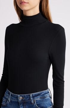 Cut from soft, microribbed fabric, this closet-staple mock-neck top looks fantastic as part of your cool-weather layering strategy or starring on its own. 23 1/2" Length ( size medium) Mock neck Long sleeves 96% modal, 4% Elastane Machine wash, tumble dry Made in Peru Closet Staples, Mock Neck Top, Mock Neck, Peru, Layering, Nordstrom, Size Medium, Long Sleeve, Frame