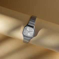 A modern approach to a distinctive and classic style. The Esther carries a bold 26mm square case, sun-ray ivory brushed dial and fastens with a silver-plated stainless steel bracelet. A style that transcends occasion or trend, created with timeless design in mind. Silver Bracelet Watch, Metal Watch, Gift Guide For Him, Stainless Steel Cleaning, Stainless Steel Band, Watch Movement, Steel Bracelet, Michael Kors Watch, Stainless Steel Bracelet