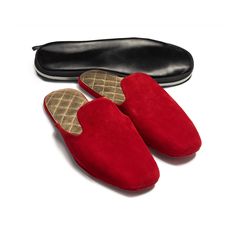 "Suede slippers for women with case \"Red suede\" super comfortable leather slippers are natural, breathable, conform to the shape of your feet and are perfect for use as house slippers! Made of genuine leather, these slippers exude oriental chic. The stitched inner sole is a special eye-catcher. The set includes a leather handbag with zipper, in which the slippers can be compactly stored. The slippers are lightweight, practical and convenient to take with you on any trip. They are also perfect as an extra pair for guests! Made from 100% genuine leather Brand: Saint Shalih Top material - suede leather Lining material - goat leather Insole material - goat leather Outsole material - suede leather Size/Insole length, cm/ in: 5.5US/ 22.5cm/ 8.858 in; 6US/    23.2cm/ 9.134in; 6.5US/ 23.9cm/ 9.4 Travel Slippers, Red Slippers, Suede Slippers, Slippers For Women, Mother Birthday, Mother Birthday Gifts, Leather Slippers, Goat Leather, Red Suede