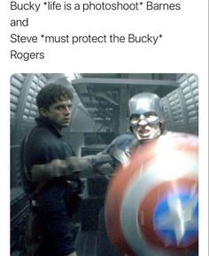 the real comfort for steve starke and steve starke must protect the bucky rogers