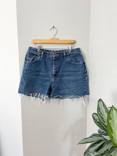 Vintage Riders denim cutoff jean shorts. Made in Mexico. 100% cotton. These shorts are in great condition. Zipper fly. Tagged size 14L Waist - 33" Rise - 12" Inseam - 3" We want you to love your vintage finds! Please look through the photos and read the listing description carefully. Feel free to reach out with any questions before purchasing, as we do not accept returns or exchanges. Cutoff Jean Shorts, Cutoff Shorts, Denim Cutoff Shorts, Denim Cutoffs, Cut Off Jeans, Short En Jean, Cut Off Shorts, Jeans Shorts, Cut Off