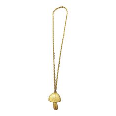 Add some vintage flair to your jewelry collection with this unique Napier pendant 24 inch necklace. The gold-tone metal design features a funky mushroom shape, perfect for adding a touch of psychedelic style to any outfit. The pendant hangs from an unknown material and metal chain, making it a must-have for any fashion jewelry enthusiast. The necklace is perfect for vintage and antique jewelry collectors and fans of Napier brand. Gold Mushroom Pendant Necklace, Metal Mushroom, Mushroom Necklace, Mushroom Pendant, Chain Making, Metal Design, Boho Necklace, Vintage 1970s, Gold Tone Metal