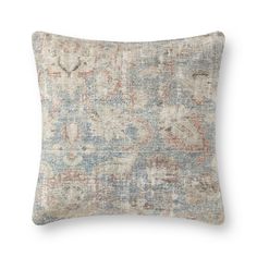 Machine Woven Sky Natural Pillows Dsetpal0015Scnapil3 1 Loloi Pillows, Amber Lewis X Loloi, Amber Lewis, Natural Pillows, Loloi Rugs, Amber Interiors, Burke Decor, Pillows And Throws, Square Pillow Cover