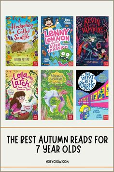 Add to your autumn reading list with these top children's books for fall. With a range of spooky mysteries, action-packed adventures, hilarious school-based antics and sweet animal adventures, there's bound to be a book your 7-year-old will love. This collection of Autumn children's books for 7-9 year olds is a perfect Autumn reading list for those cosy nights. Check out the book recommendations, Autumn reading ideas, Autumn books to read and more at nosycrow.com. Books In Autumn, Books For 1st Graders, Old Children's Books