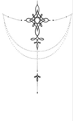 an image of a line drawing with lines going through the center and on top of it