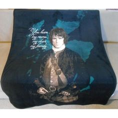 there is a pillow that has the image of a man on it