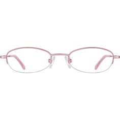 These classic rectangle half-rim glasses are a great choice for everyday glasses as well as a great value. The narrow metal eyeglasses is lightweight with adjustable nose pads and acetate temple tips for added comfort. It is available in pink silver gray blue and black. This eyeglasses has a satin finish. | Zenni Women's Lightweight Oval Prescription Eyeglasses Rose Gold Stainless Steel Agejo Gyaru, Half Rim Glasses, Silver Glasses, Everyday Glasses, Metal Eyeglasses, Diamond Face Shape, Oval Glasses, Oval Eyeglasses, Classic Vibe