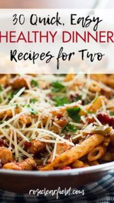 Quick Healthy Dinner, Easy Healthy Dinner Recipes, Easy Healthy Dinner, Healthy Dinner Recipes For Two, Quick Healthy Meals, Healthy Meals For Two, Health Dinner Recipes