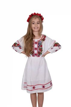 Thanks for stopping by! National Romanian shirt for boys. Produced and manufactured in Romania !  Measures : 0 - 93-98 cm - 0-1 years 2 - 99-104 cm - 2-3 years 4 - 105-110 cm - 3-5 years 6 - 111-116 cm - 5-6 years 8 - 117-122 cm - 7-8 years 10 - 122 - 128 cm - 8-9 years 12 - 128 - 134 cm - 9-10 years 14 - 134-140 cm - 10-11 years 16 - 140-146 cm - 11-12 years Every product bought from our shop comes with an unique Romanian handmade wine cup as a gift! When you order, please send us a message with details on the size of the chest , waist and hips so we can send the best item form you. Long Sleeve Summer Costume Dress, Summer Costume Dress With Long Sleeves, Summer Long Sleeve Costume Dress, White Peasant Embroidered Long Sleeve Dress, White Long Sleeve Peasant Embroidered Dress, White Embroidered Folk Sets, White Short Sleeve Costume Dress, Peasant Style Long Sleeve Costume Dress, Peasant Style Cotton Costume Dress