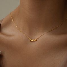 • Material: High-Quality Solid 925 Sterling Silver • Finish: Sterling Silver ∙ 18K Gold ∙ Rose Gold • Dimensions: Depending on your font choice, height sizes range from 3mm to 4mm lowercase SKU: MM-NM03F60 Timeless Font, Old London, Perfect Gift For Mom, Rose Gold Necklace, Silver Roses, Silver Rose Gold, Name Plate, Name Necklace, Solid 925 Sterling Silver